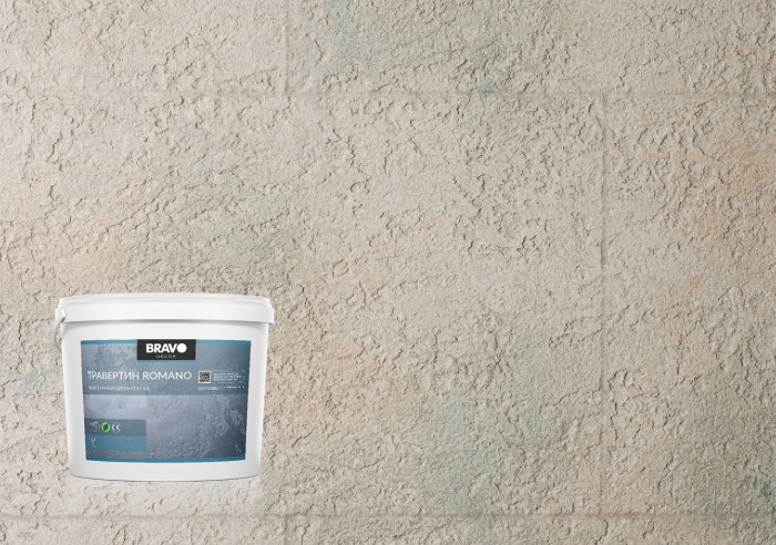 "Травертин ROMANO" акриловая штукатурка