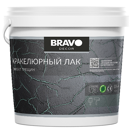 Кракелюрный лак для создания эффекта трещин