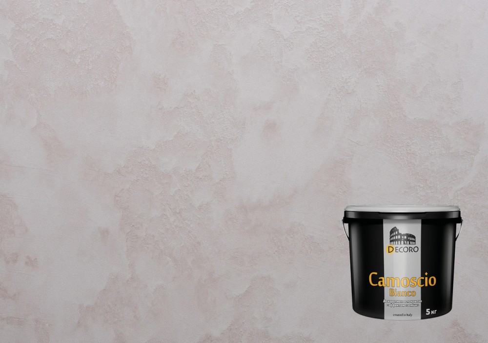 Camoscio Bianco (Камошо бьянко) декоративное покрытие с эффектом "замши"